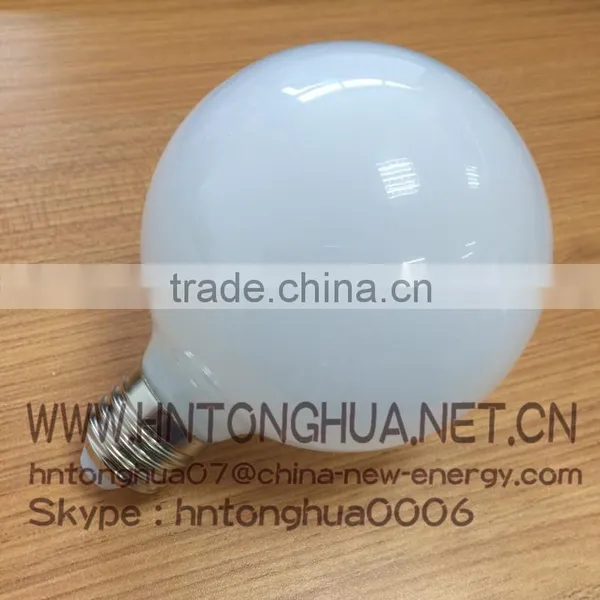 220V 6W Milky Glass Shell LED G95 Globe Pendant Light Bulb photo-4