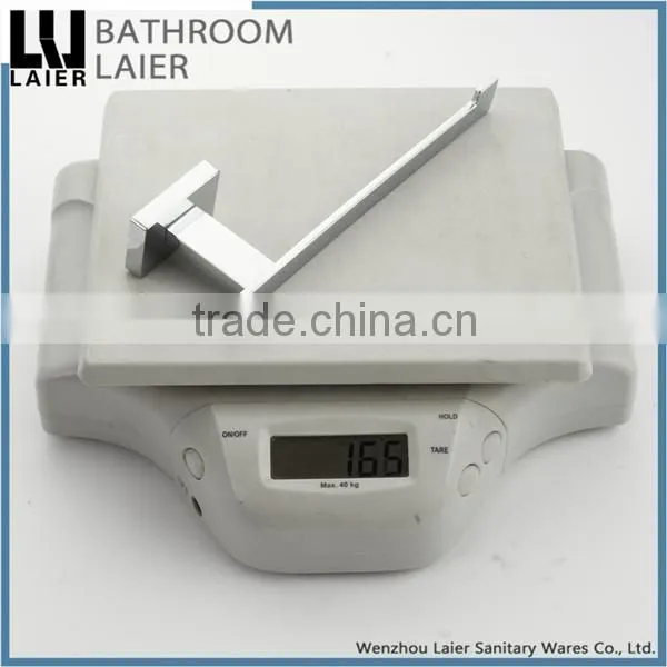 Simple Multi-Purpose Zinc Alloy Chrome Finishing Bathroom Sanitary Items Wall Mounted Toilet Paper Holder photo-4