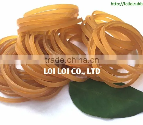 Vietnam Wide Natural Rubber Band for Packaging Use - Brown Natural Rubber Elastic Band Manufacturer