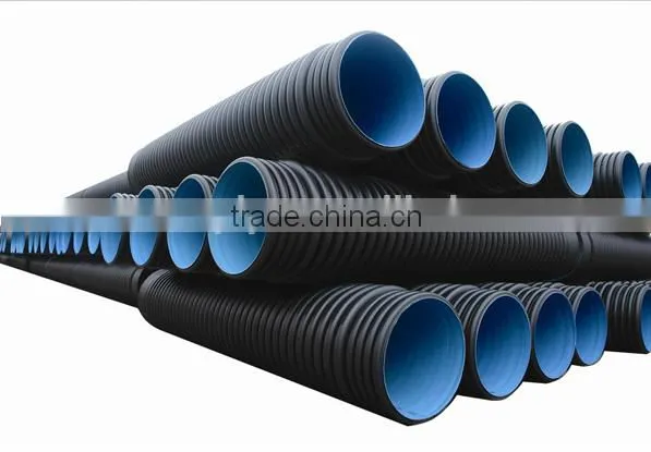 Environmental HDPE Corrugated Drain Piping DWC Pipe for Drainage System photo-2
