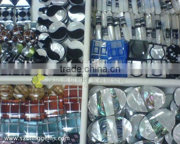 Stone buttons for clothing,wholesale gemstone shell buttons