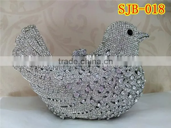 Lovely Ladies Crystal Handbag With Rhinestone in a Bird Pattern for Party Evening Five Sryle for Choice photo-2