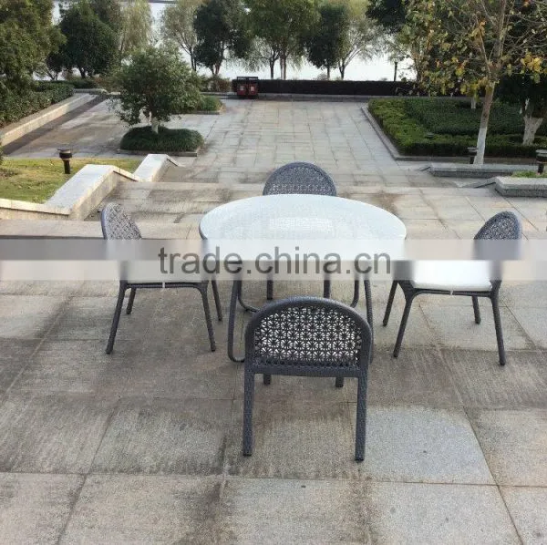 Outdoor Patio Dining Set Round Dining Table Set Garden Set photo-2