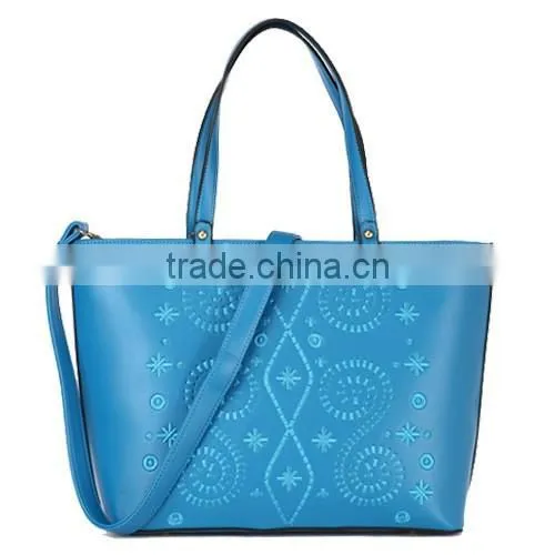 Fashion Ladies Embroideried Pu Handbag photo-3