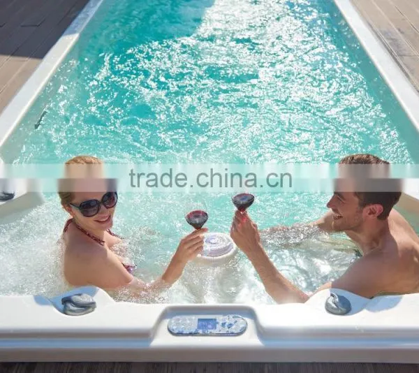 1.6m Depth Deluxe Freestanding Us Aristech Acrylic Swim Spa Pool 6 m photo-4