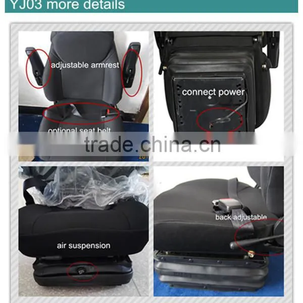 Air Suspension Heavy Truck Seat for Truck Driver (YJ03) photo-5