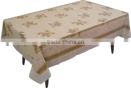 Printed PVC With Flannel Backing/Table Cloth Film/Plastic Film In Roll