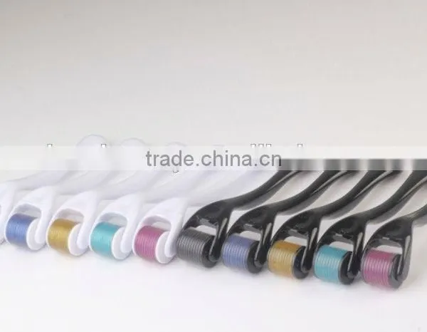 Face Needling Roller Professional Derma Roller/microneedling Dermaroller 540 Micro Needle Derma Roller Titanium Needles Rolling System Hair Restoration photo-5