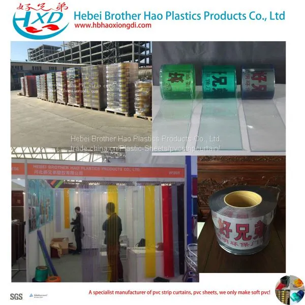 Noise Control Flexible Clear Vinyl Strip Curtain Kits photo-5