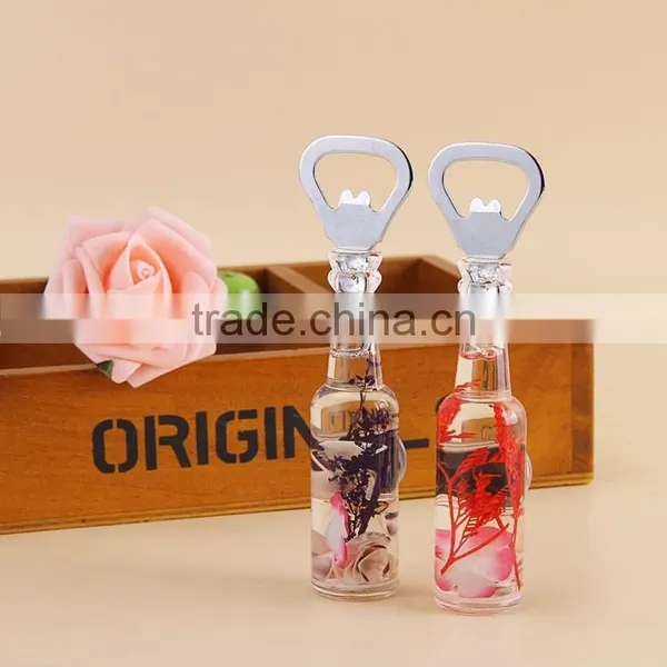 Creative 3D Fake Beer Bottle Opener Fridge Magnet for Giveaway Gifts photo-3