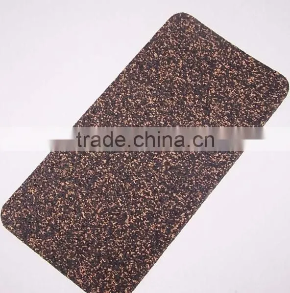 Rubber Cork Floor Mat Tile Roll