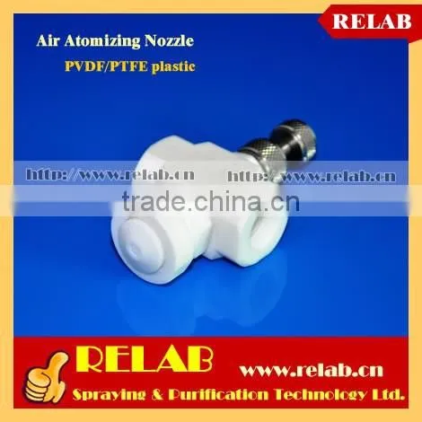 RELAB High Quality PVDF PTFE Acid and Alkali Resistance Plastic Atomizing Nozzle photo-2