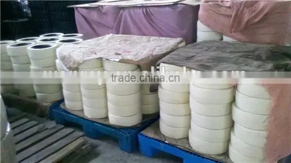 White Smooth Solid Tire Type and ISO Certification Tire for Lifing Platform photo-4
