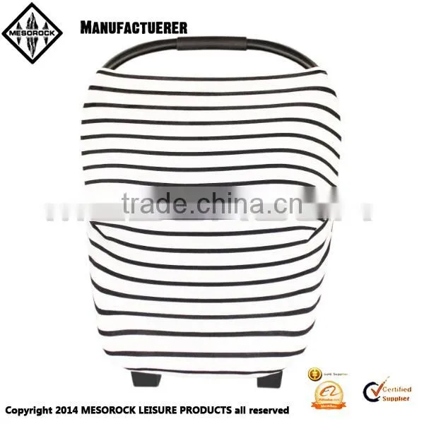 Multi-use Stretchy 3 in 1 Baby Car Seat Canopy Nursing Cover Baby Car Seat Cover photo-3