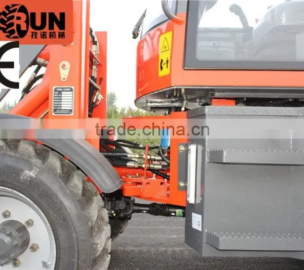 Everun ER08 Hydraulic Driving Small Wheel Loader Zl08 CE Certificated With Standard Bucket photo-4