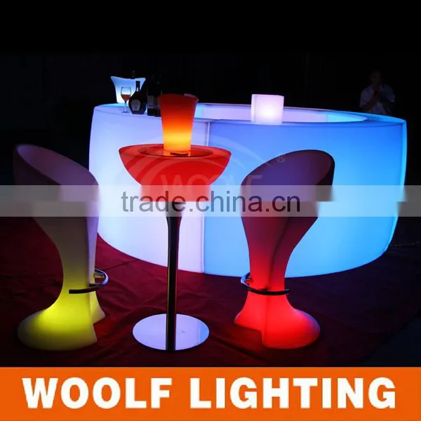 Waterproof Color Changing Decorative LED Bar Illuminated Chair photo-3