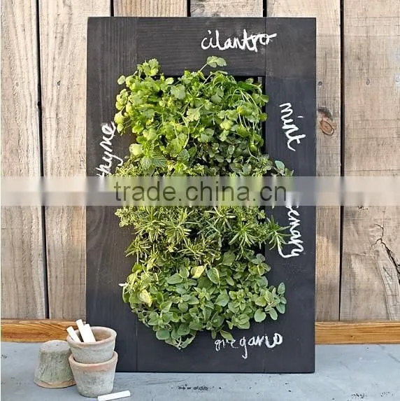 Wooden Chalkboard Wall Planter photo-2