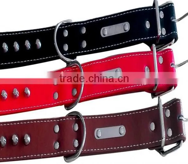 CY114 Wholesale PU Lady Dog Collar Comfort Leather Single Row Rivets Collar Alloy Spikes Gentle Rivet Dog Collar photo-6