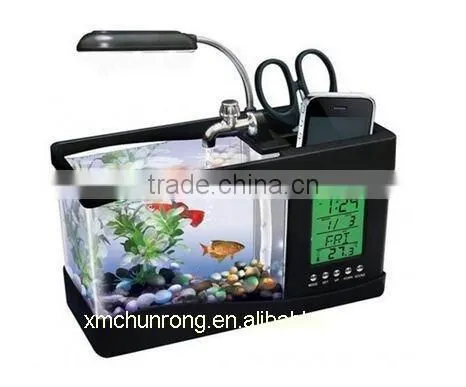 Plastic Fascinations USB Mini Desktop Fish Tank Aquarium photo-2