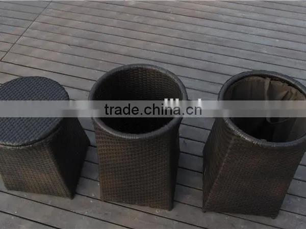 Cheap Alumi Garden PE Rattan Hamper Storage Boxs photo-6
