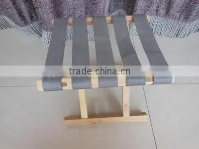 Custom Handmade Wooden Bar Stool Pine Solid Wooden Stool CN photo-4