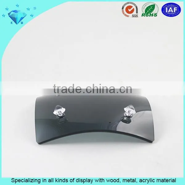 Custom High Quality Black Acrylic Tissue Tray With Legs & Bathroom Container photo-5