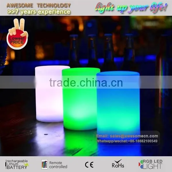 Wireless Led Illuminated Small Cylinder Party Decorations Wholesale photo-3