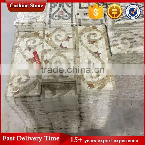 Interior Decorative Pattern Handwork Natural Marble Mosaic Tile Borders photo-2
