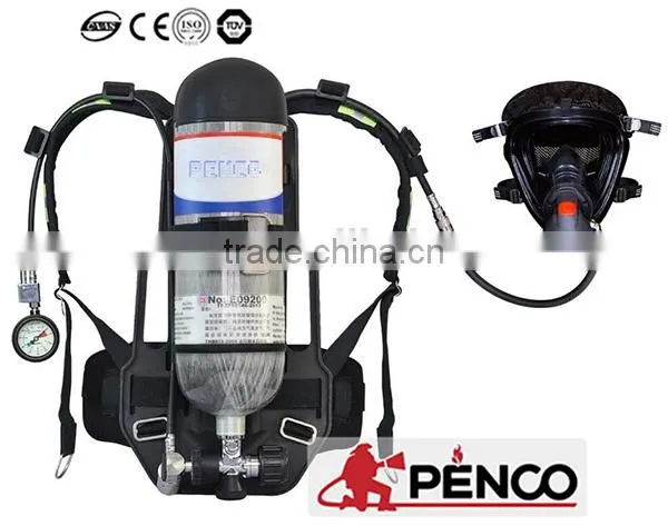 China Supplier SCBA Carbon Fiber Air Tank Firefighting Respirator photo-3