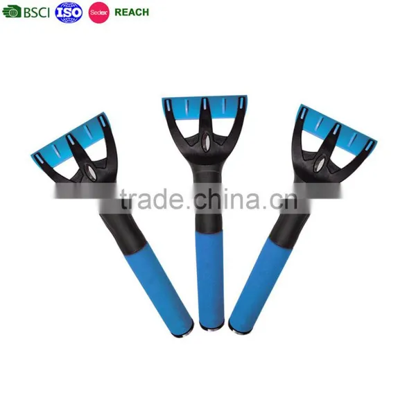 10 Years Factory Ice Scraper With EVA Grip, Short Handle Plastic Ice Scraper photo-2