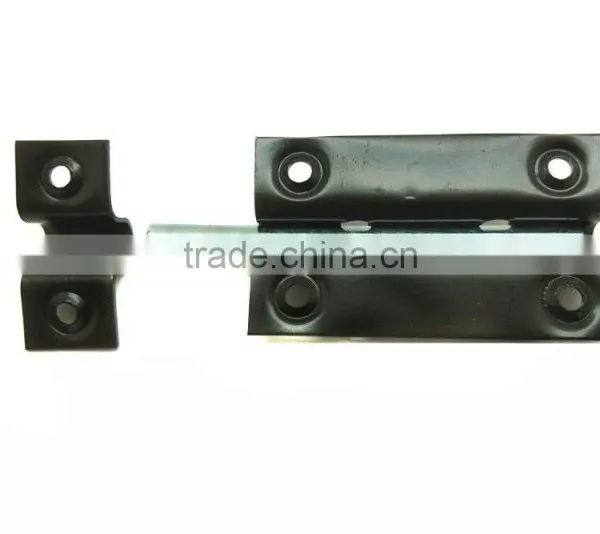 Window Barrel Bolt Lock, Popular Iron Barrel Bolt, 3" Black Coated Door Bolt photo-5