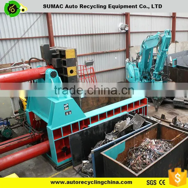 Automatic Waste Scrap Metal Compressor Copper Aluminum Car Baler