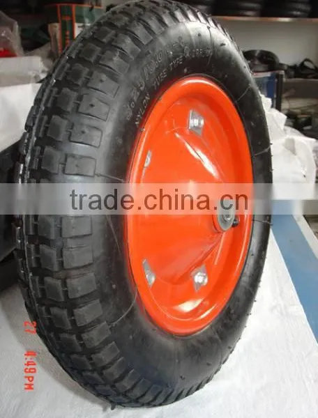 3.25/3.00-8 Steel Rim Wheelbarrow Wheels photo-2