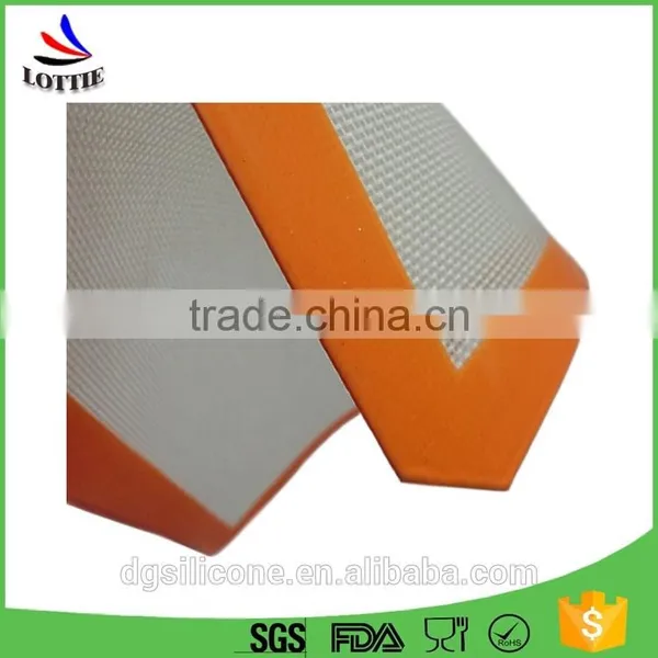 Hot Sale Food Grade Fiber Mat Heat Resistant Silicone Microwave Oven Mat/silicon Baking Mat photo-2
