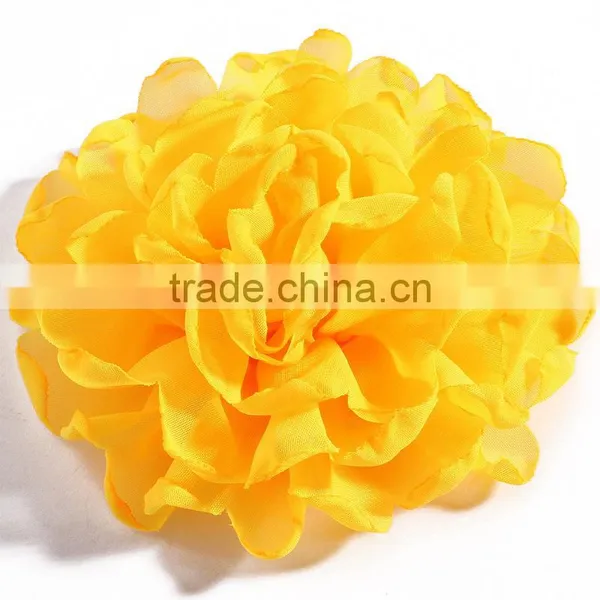 Handmade Singe Organza Flower Clip for Kids Hair Accessories photo-6