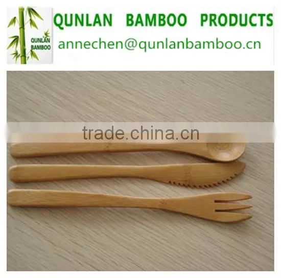 Bamboo Dinnerware Set With Slate Plate
