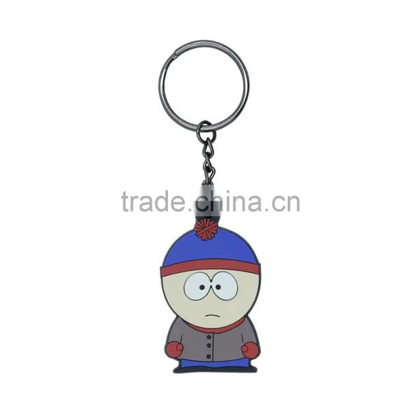 Wholesale Shenzhen Factory 3D Custom Promotional Gift Keychains Soft Pvc Silicone Keychain Keyring Gift photo-3