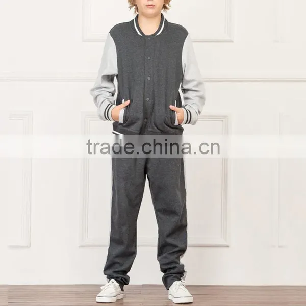 Spring Cotton School Children Casual Baseball Jackets / Varsity Jackets photo-2