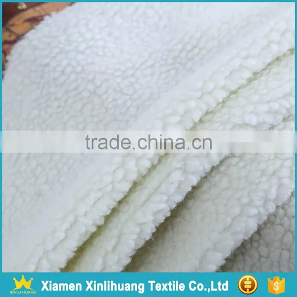 2017 New Arrival 100 Polyester Sherpa Pile Fabric for Garment photo-2
