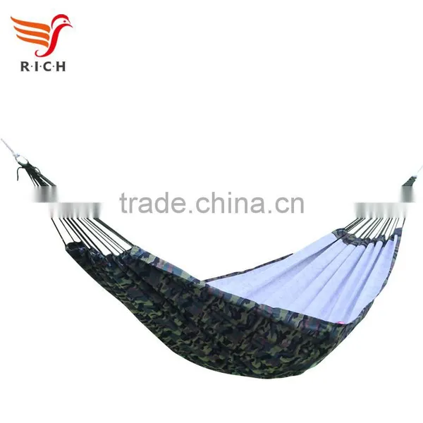 T29 Camping Cotton Canvas Camouflage Double Hammock for Sale photo-2