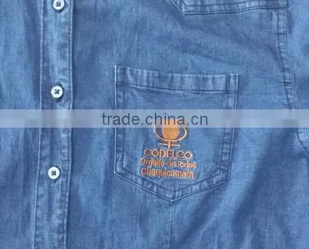 Mens Denim Shirt With 100% Cotton photo-2