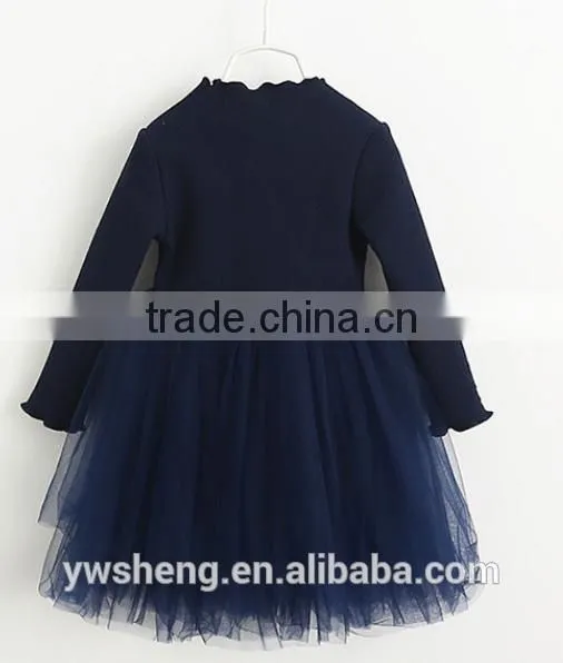 The New Autumn and Winter Children 's Clothing Girls' Long - Sleeved Lace Dress photo-4