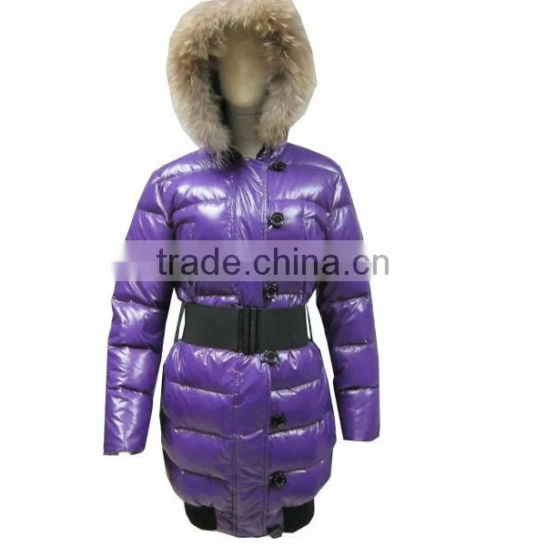 Waterproof & Breathable Long Ladies Down Jackets photo-4