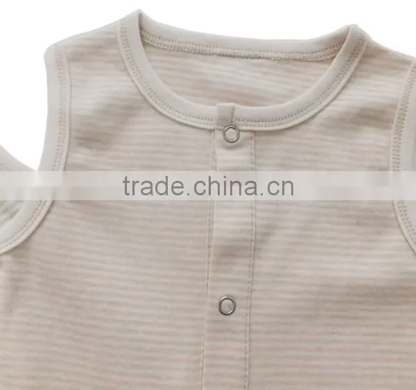 Wholesale 100% Organic Romper Baby Summer Baby Onesie Custom Printing photo-4
