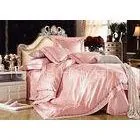 Red Elegant Satin Silk Bedding Sets Beautiful Bed Linen Pillowcase Flat Sheet