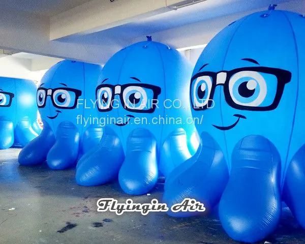Customized Cartoons Inflatable Octopus for Shop and Event Decoration photo-2