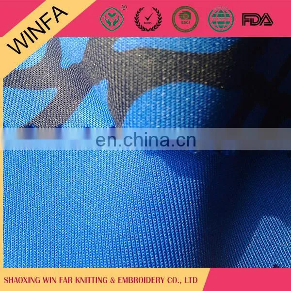 High Quality Shaoxing Supplier Soft Plain Textile Printed Knit Recycled 100 Polyester Fabric photo-5