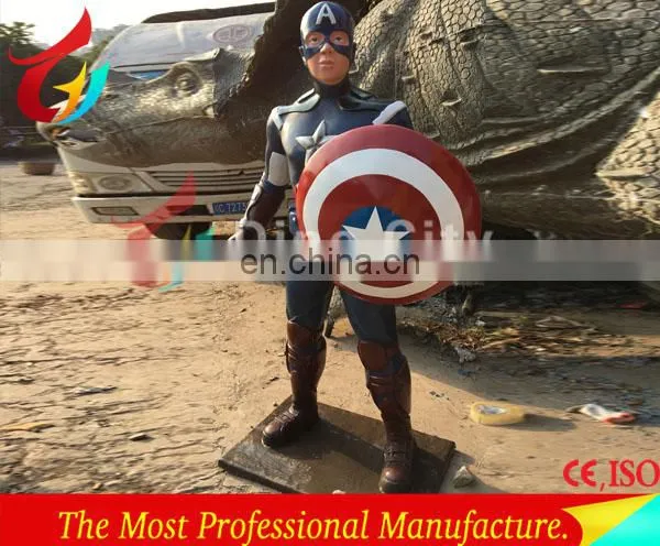 Outdoor Decoration Life Size Fiberlgass Superhero Spiderman Statue photo-4