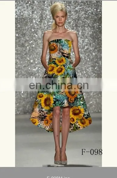 New Style Print Polyester Fabric Chiffon Free Sample For Woman Garment photo-3