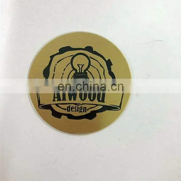Custom 2 Holes Brass Logo Tag